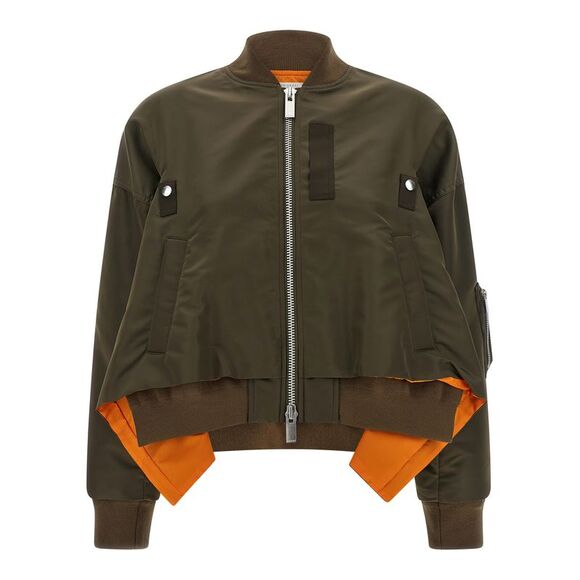 SACAI Jackets & Blazers - Sacai Women Asymmetrical Blouson Bottom